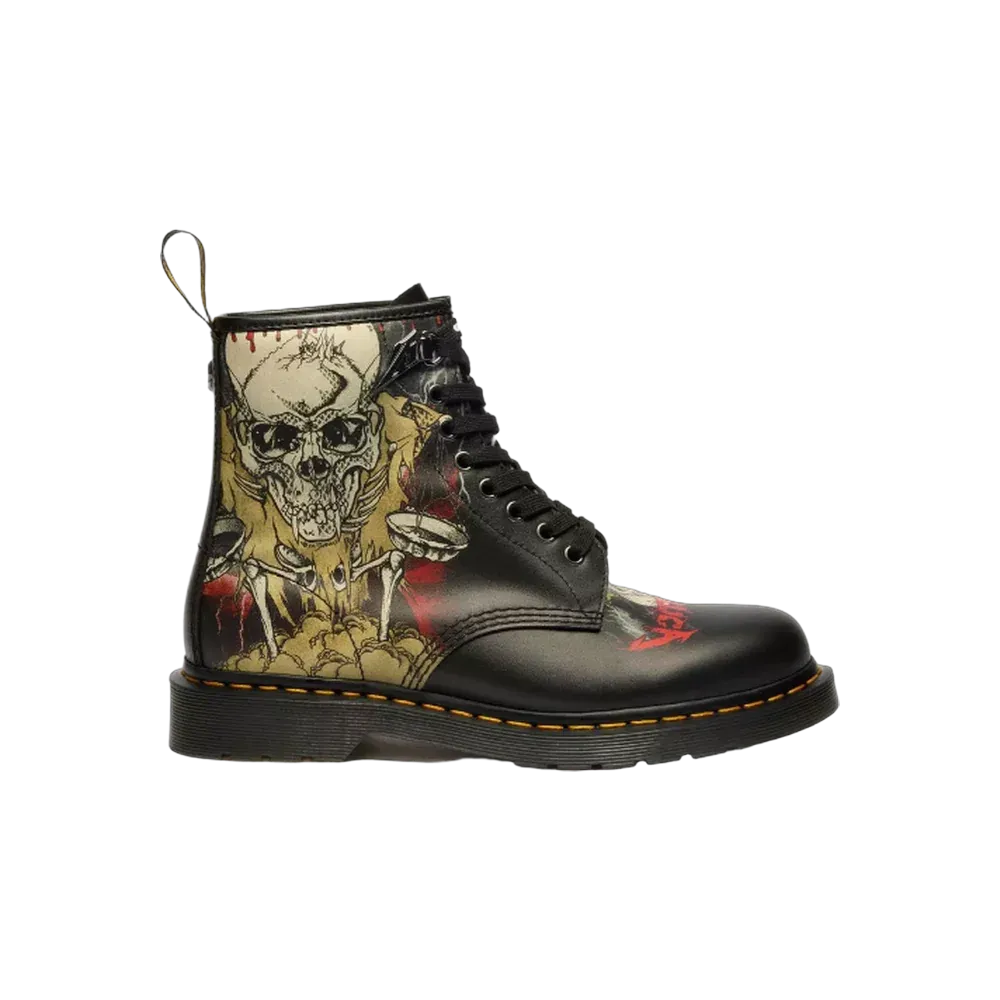 Dr Martens 1460 Metallica Skull Lightning Print