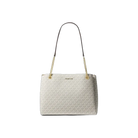 Michael Kors Soho Medium Signature Logo Tote Bag Vanilla