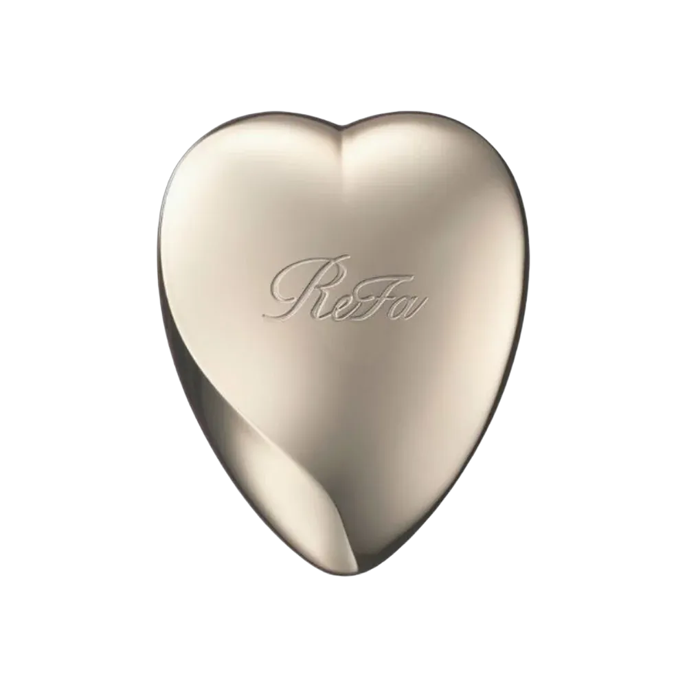 Refa Heart Brush Champagne Gold