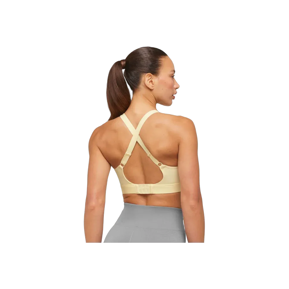 Gymshark High Support Ruched Sports Bra Butter Yellow