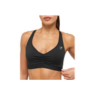 Gymshark Ruched Sports Bra 2.0 - Medium Support Black