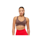 Gymshark Ruched Sports Bra 2.0 - Medium Support Espresso Brown