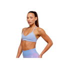 Gymshark Minimal Halterneck Sports Bra - Light Support Steady Purple