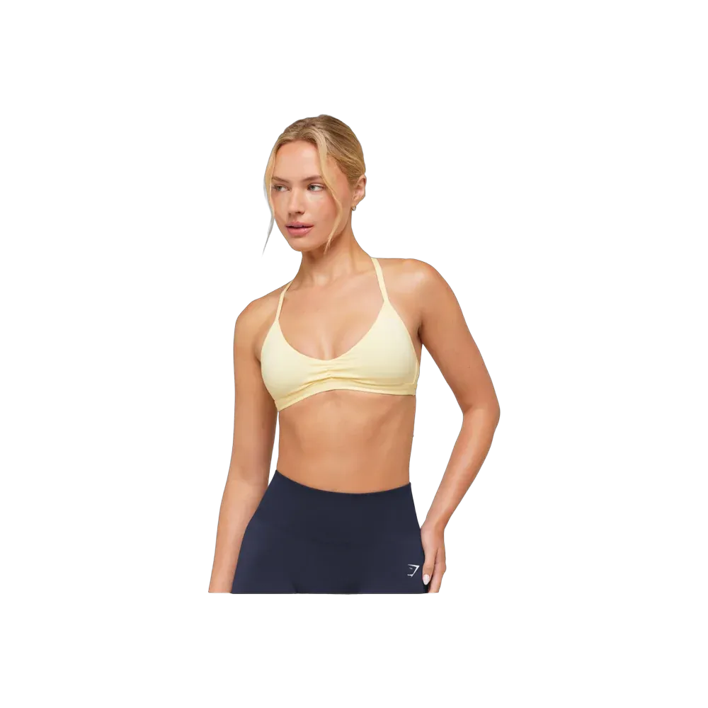 Gymshark Minimal Sports Bra 2.0 - Light Support Butter Yellow