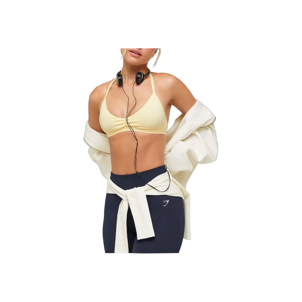 Gymshark Minimal Sports Bra 2.0 - Light Support Butter Yellow