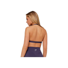 Gymshark Minimal Halterneck Sports Bra - Light Support Midnight Purple