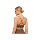 Gymshark Medium Support Ruched Sports Bra Soft Brown