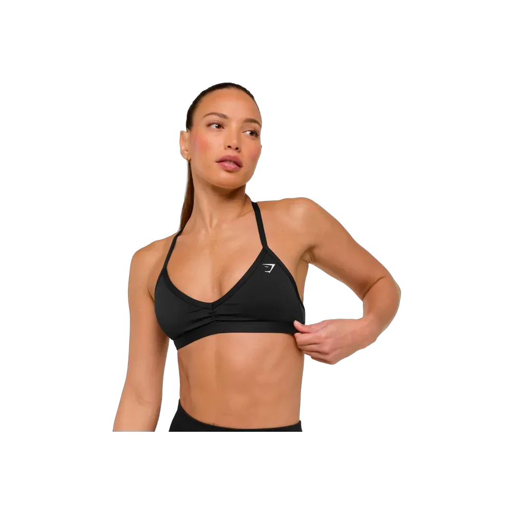Gymshark Minimal Sports Bra - Light Support Black