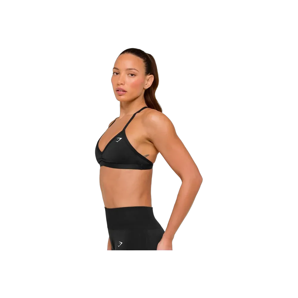 Gymshark Minimal Sports Bra - Light Support Black