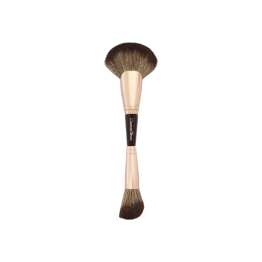 Charlotte Tilbury Airbrush Flawless Easy Soft Blur Bronzer + Blusher Brush