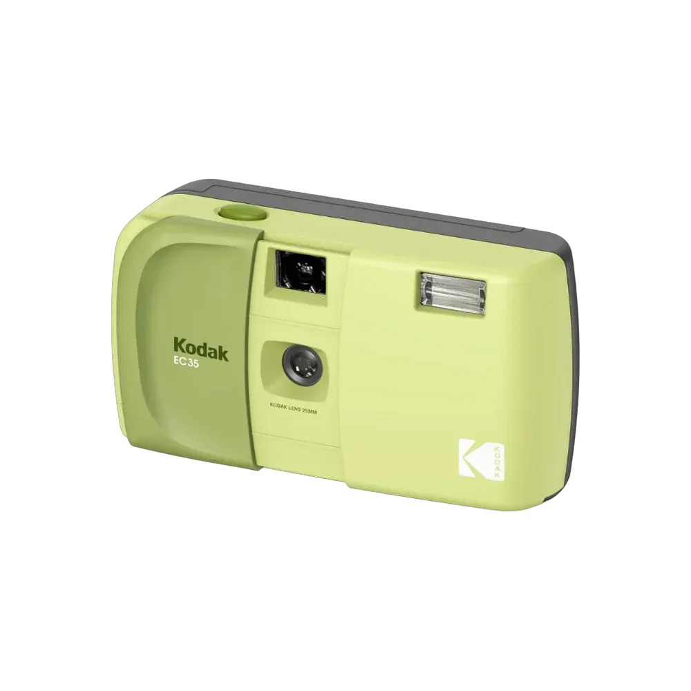 Kodak EC35 35mm Film Camera Avocado Green