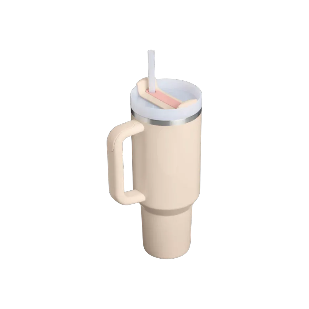 Stanley The Quencher H2.0 FlowState Tumbler 40 OZ Champagne