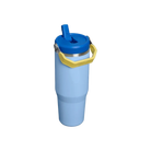 Stanley The IceFlow Flip Straw Tumbler 30 OZ Cornflower Admiral Blue