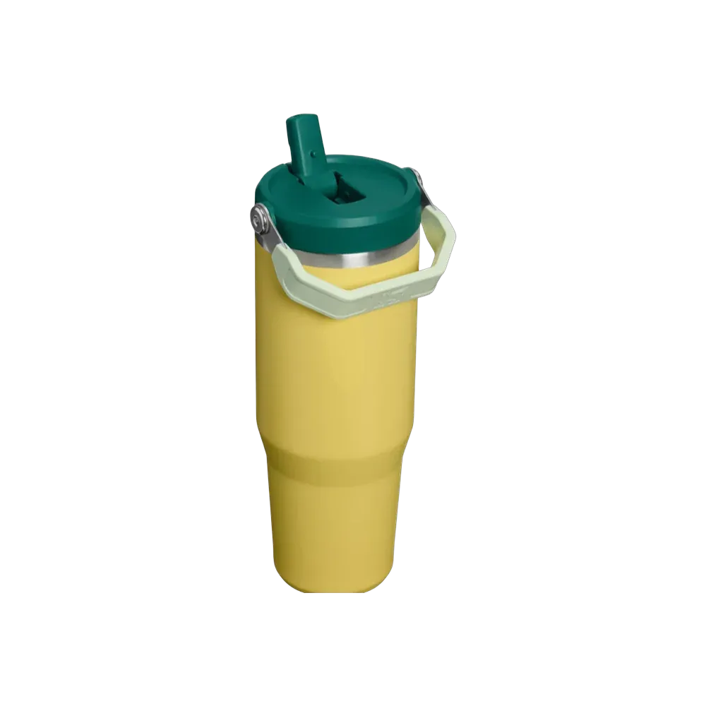 Stanley The IceFlow Flip Straw Tumbler 30 OZ Daffodil Emerald