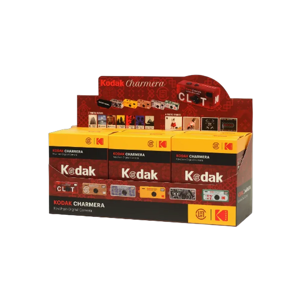 Clot X Kodak Charmera Keychain Digital Camera Blind Box (Pack of 6)