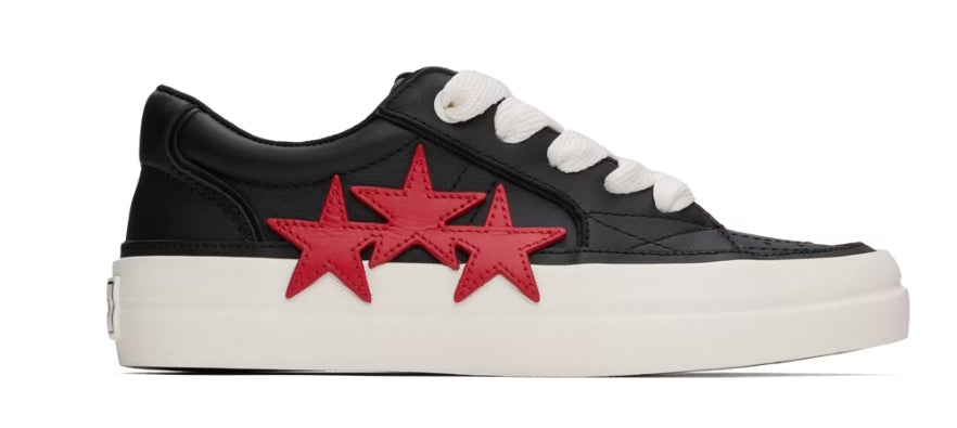 Amiri black and red sunset skate low sneaker