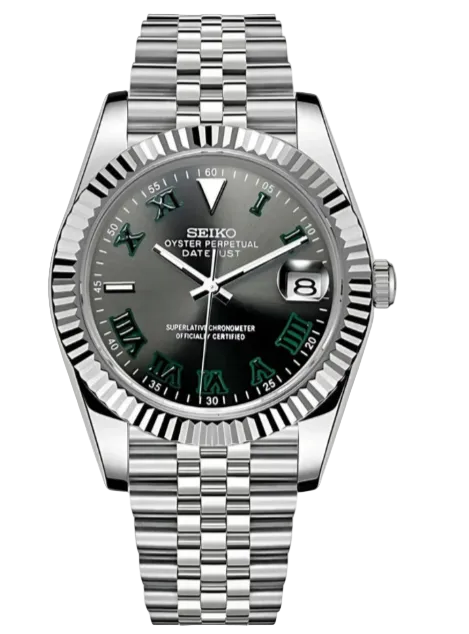 Seiko Mod Datejust Classic Wimbledon
