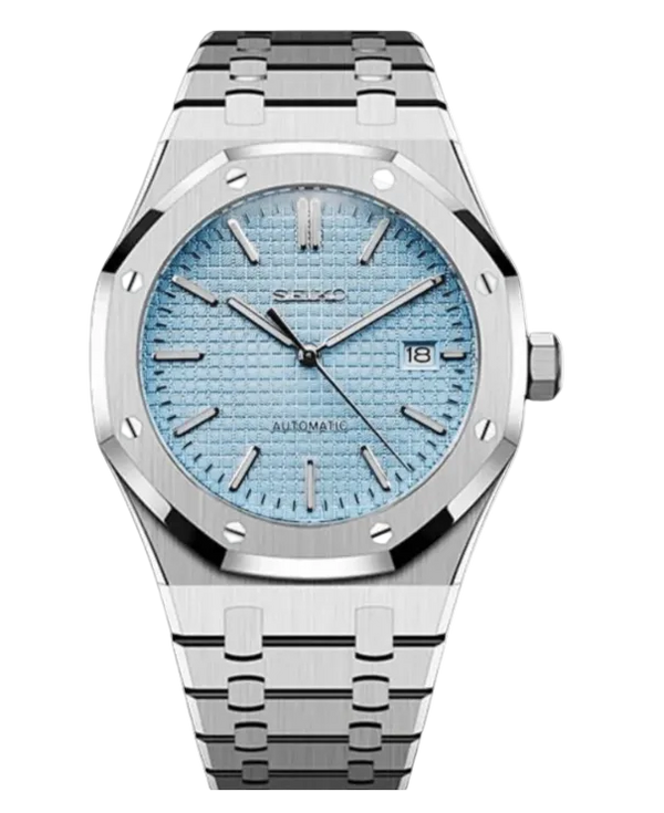 Seiko Mod Royal Oak Tiffany Blue
