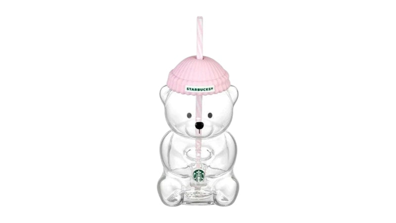 Starbucks Baby Pink Bearista Glass Cold (Korea Exclusive) Cup - Pink