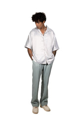 HOPHEAD SILVER SATIN SHIRT - dawntown