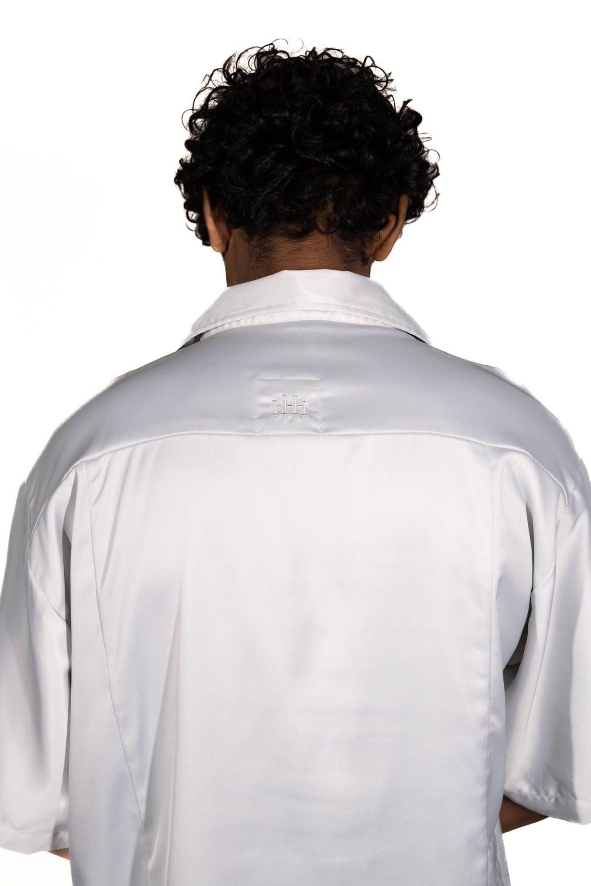 HOPHEAD SILVER SATIN SHIRT - dawntown