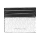 Michael Kors Cooper Signature Logo Card Case Bright Wht