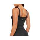 Gymshark Vital Tank With Shelf - Black Marl