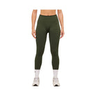 Gymshark Everyday Seamless Contrast Legging - Winter Olive/Black