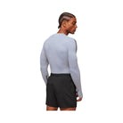 Gymshark everywear Warp Knit LS T-Shirt - Pale Blue