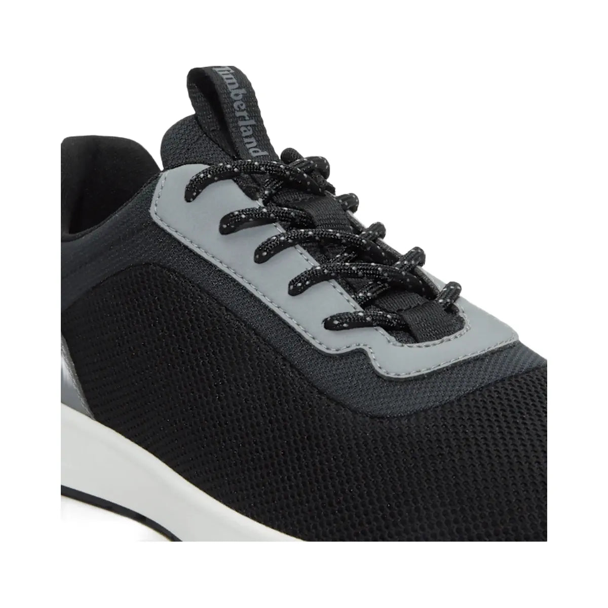 Timberland Parker Street Low Lace-Up Sneaker Black Knit Men'S