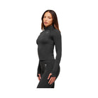 Gymshark Vital Warm Long Sleeve Top - Black Marl