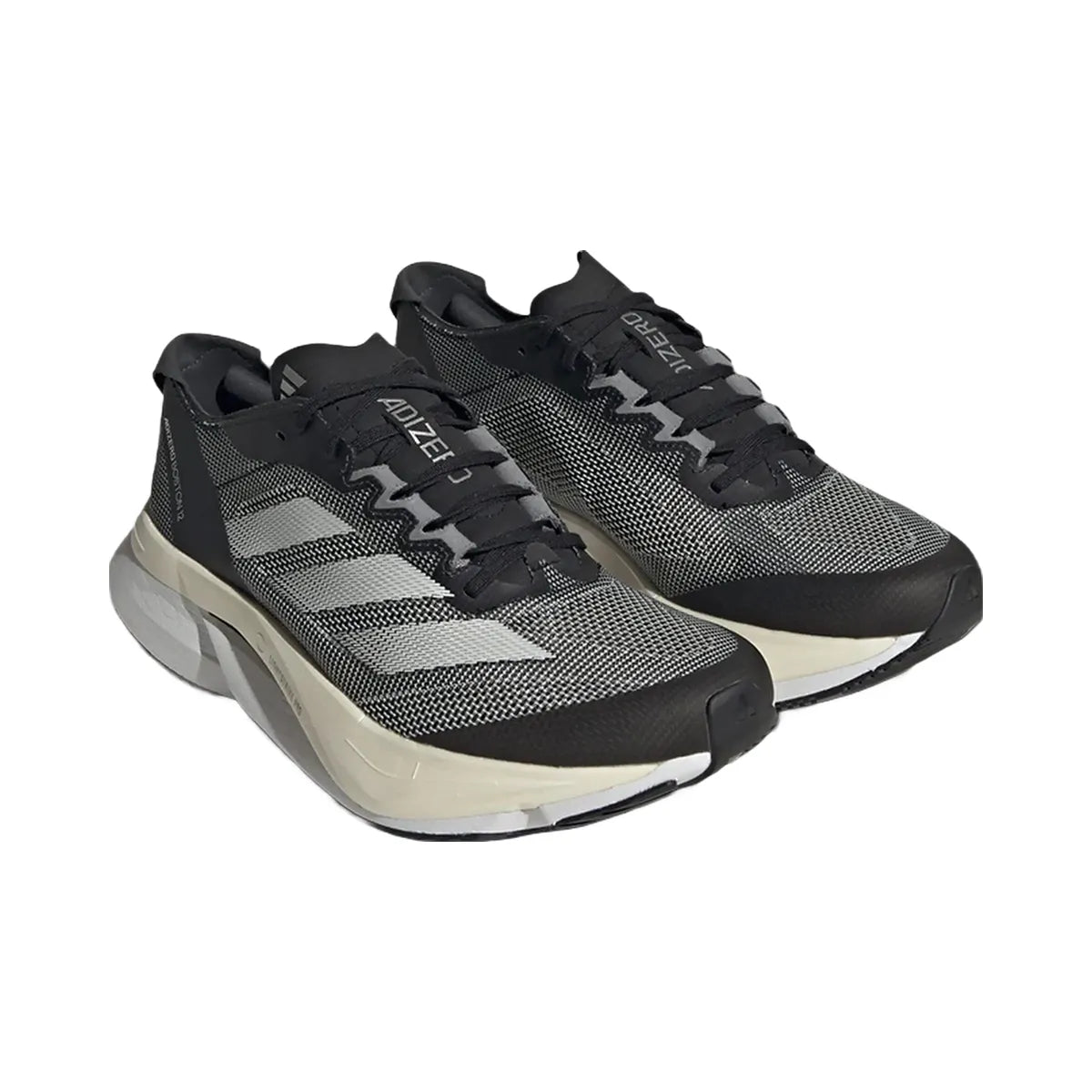 Adidas Adizero Boston 12 Core Black Cloud White Carbon