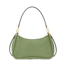 Kate Spade Kayla Woven Leather Small Convertible Shoulder Bag Cedar Stand