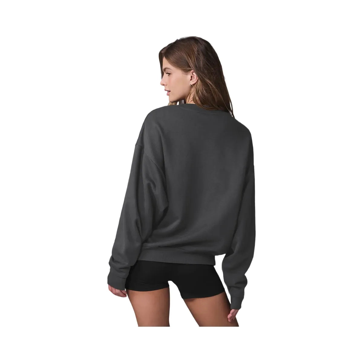 Alo Women's Accolade Crew Neck Pullover - Anthracite