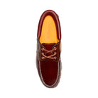 Timberland Authentic 3-Eye Lug Handsewn Boat Shoe Burgundy Men'S