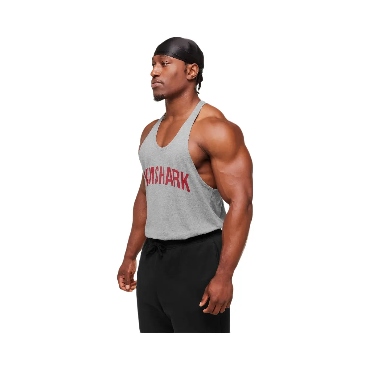 Gymshark Power Stringer - Charcoal Core Marl
