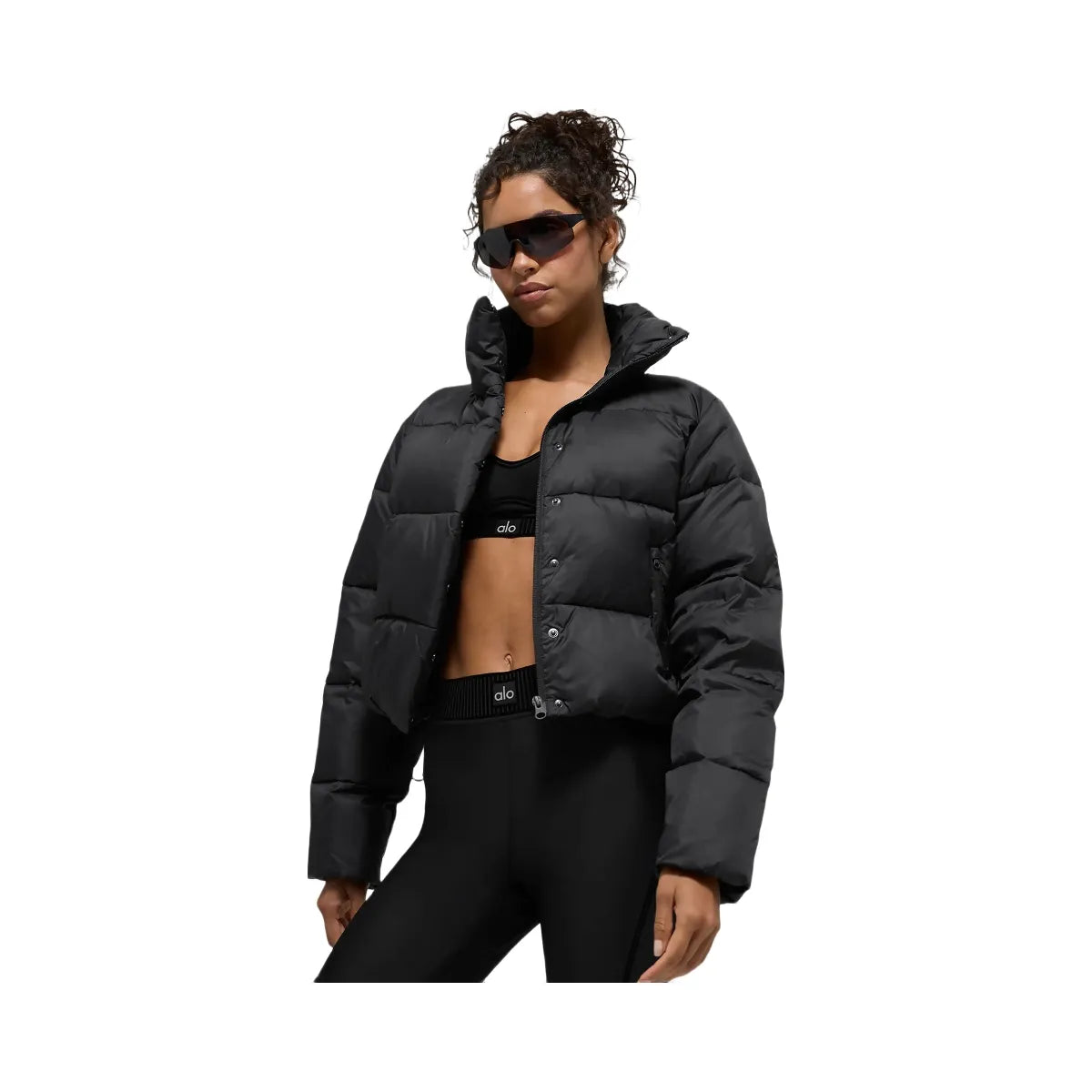 Alo Women's Gold Rush Puffer - Black