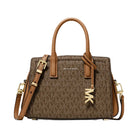Michael Kors Laila Extra-Small Signature Logo Crossbody Bag Brn-Acorn