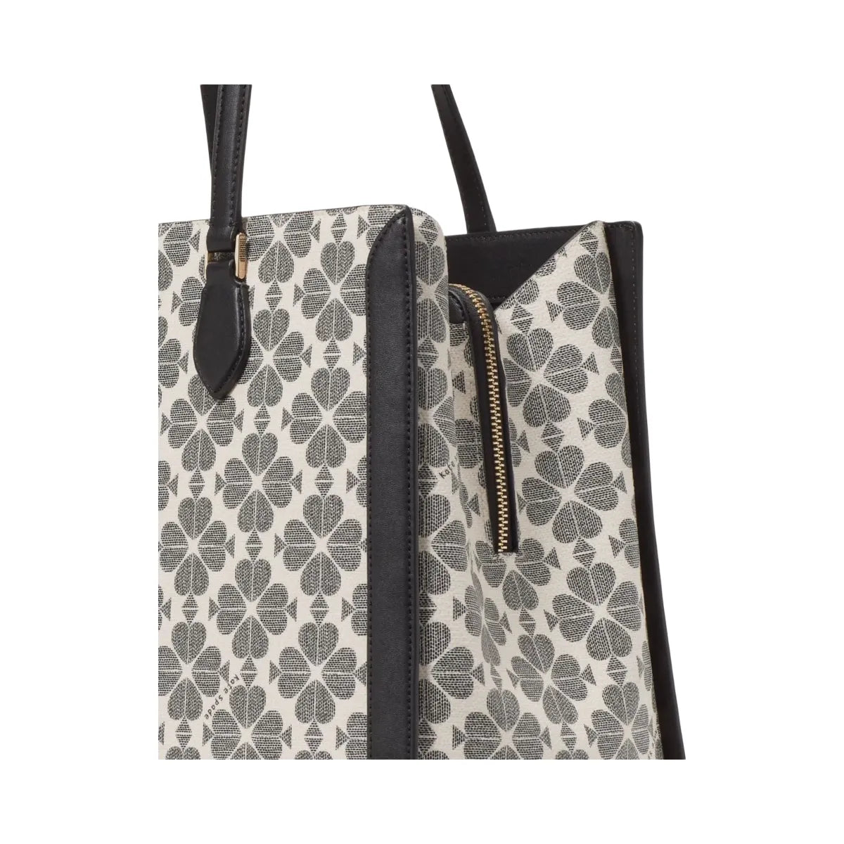 Kate Spade Signature Spade Flower East West Large Laptop Tote Black Multi