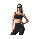 Alo Women's Airlift Mesh Cherish Bra - Black