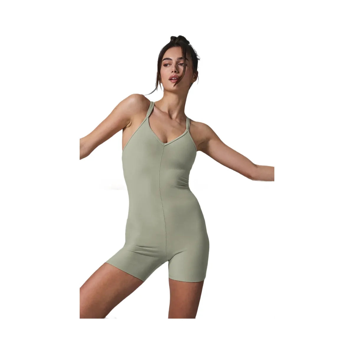 Alo Women's Alosoft Suns Out Onesie - Limestone