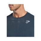 Gymshark Crest Long Sleeve T-Shirt - Navy