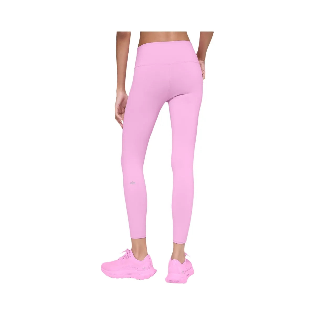 Alo Women's 7/8 High-Waist Airbrush Legging - Candy Heart Pink