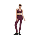 Alo Women's Airlift Line Up Bra - Burgundy
