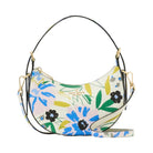 Kate Spade Madison Floral Crescent Shoulder Bag Cream Multi