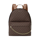 Michael Kors Slater Medium Signature Logo Backpack Brown