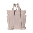Kate Spade Flower Quilted Fabric Convertible Backpack Cozy Grey