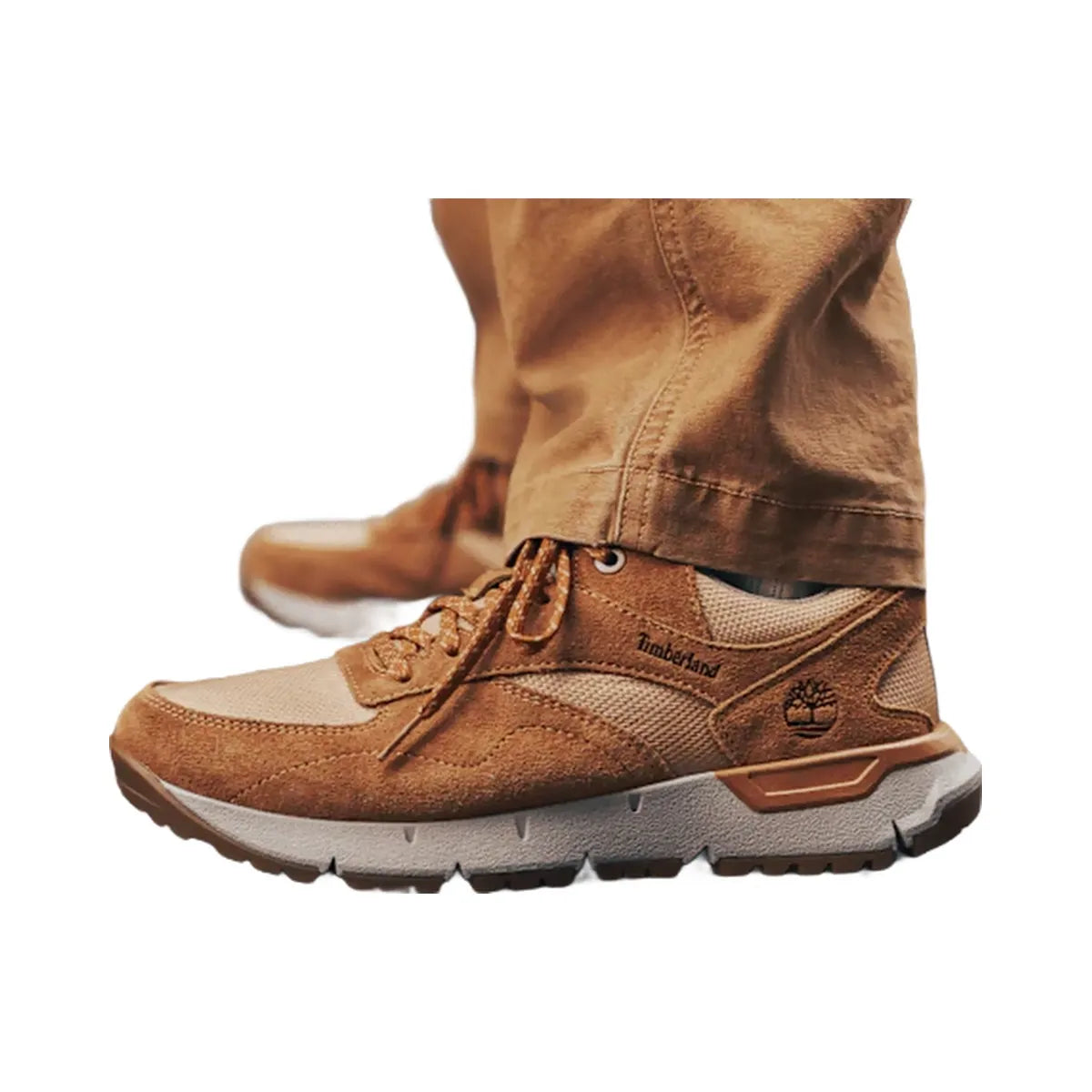 Timberland Voyager Park Low Lace-Up Sneaker Wheat Mesh Men'S
