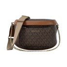 Michael Kors Slater Medium Signature Logo Sling Pack Brown