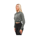 Gymshark Lifting Club 2012 Graphic Cropped Hoodie - Slate Teal/Wash